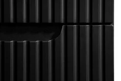 Szafka Z Umywalką 60 cm BLAT DĄB Szuflady Ryfle NOVA BLACK
