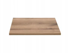 Szafka Z Umywalką 60 cm BLAT DĄB Szuflady Ryfle NOVA BLACK
