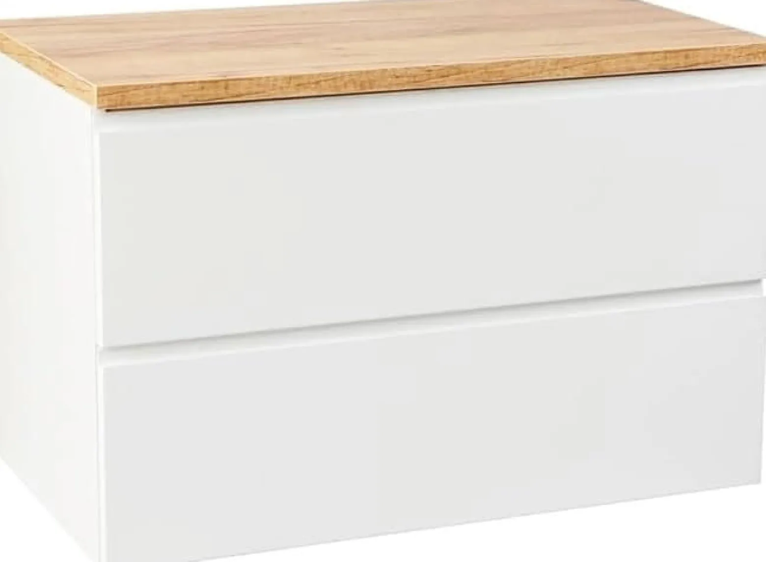 Szafka łazienkowa biała 60x50cm wisząca komoda pod umywalkę