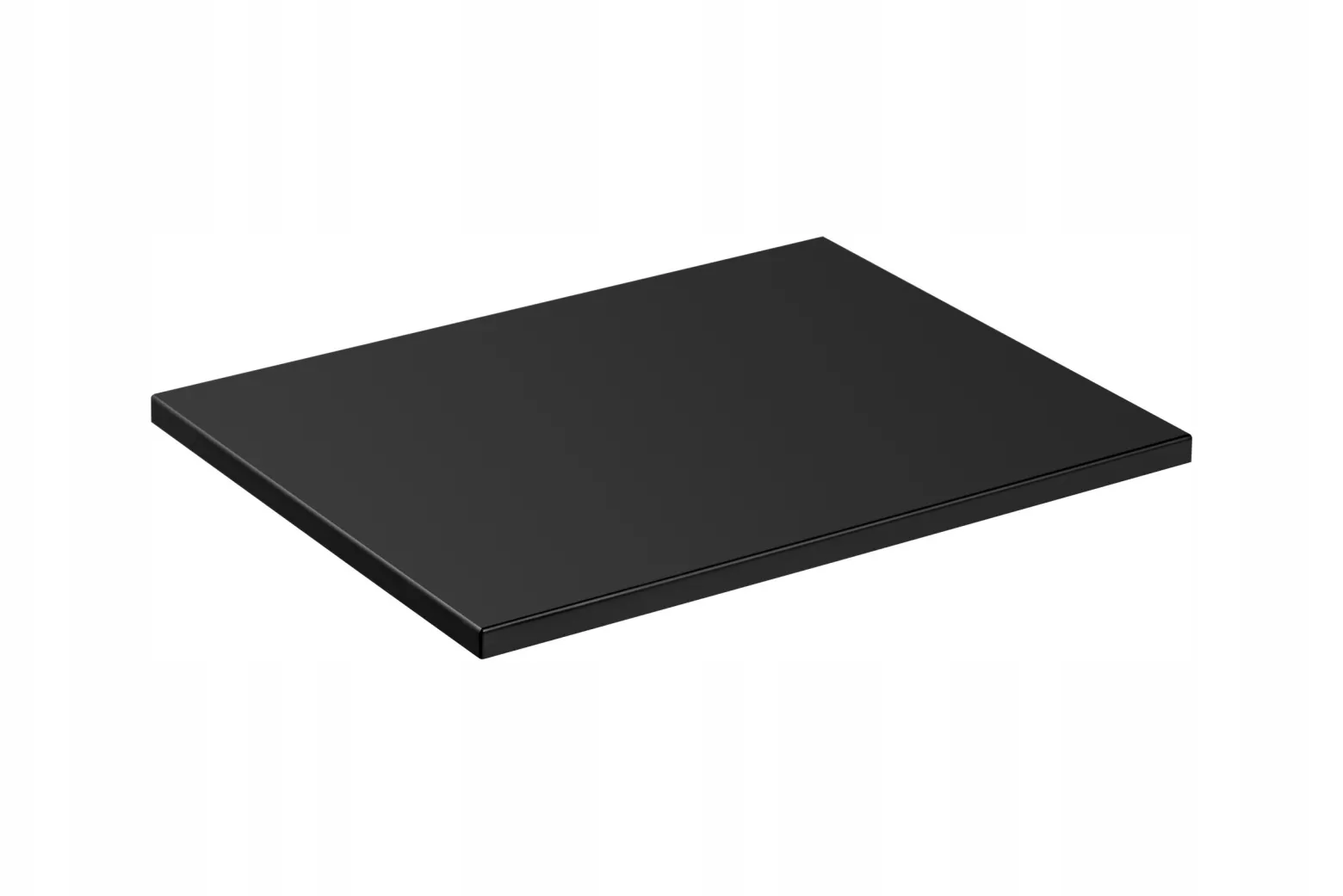 Szafka łazienkowa Cleo 60 cm beż z blatem czarnym wisząca 2 szuflady