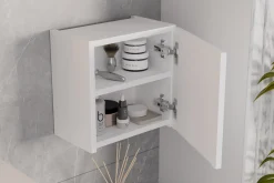 Szafka Łazienkowa 30 cm BIAŁA WISZĄCA RYFLE NOVA WHITE