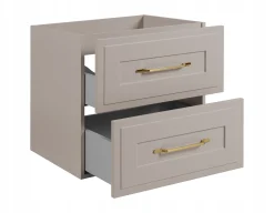 Szafka łazienkowa kaszmir 60 cm FREZOWANY Front