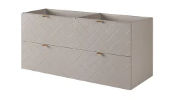 Szafka łazienkowa, Kaszmir, 120 x 57 x 46 cm, uchwyty w kolorze złotym