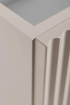 Szafka łazienkowa, kaszmir, 140 (2 x 60 + 20) x 58,6 x 46 cm