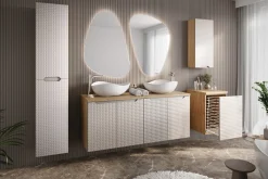 Szafka łazienkowa LUXOR BEIGE 83-35-1D 35cm dąb olejowany/be