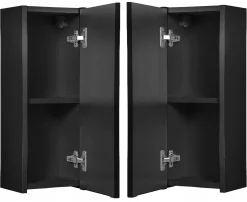 Szafka łazienkowa NOVA BLACK 83-20-1D 20cm czarna