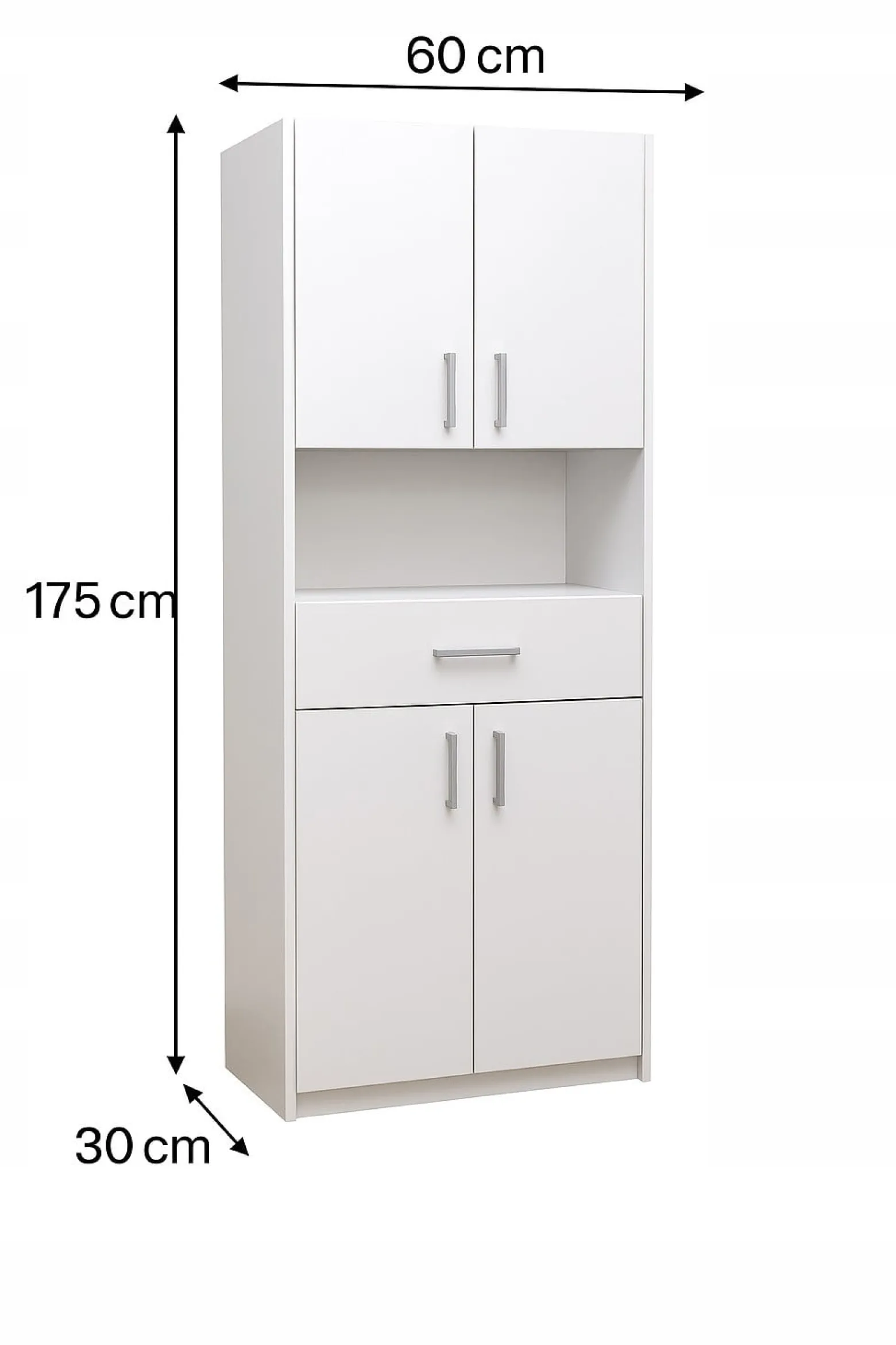 Szafka łazienkowa stojąca 60cm Biała Alaska