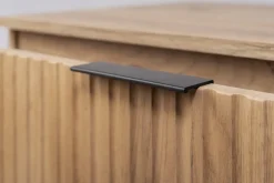 Szafka Łazienkowa Wisząca Jednodrzwiowa Dąb Blat Regał Dąb 120X46 Mdf