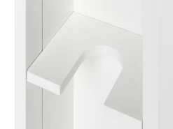 Szafka łazienkowa z koszami 20 x 70 cm MDF biała
