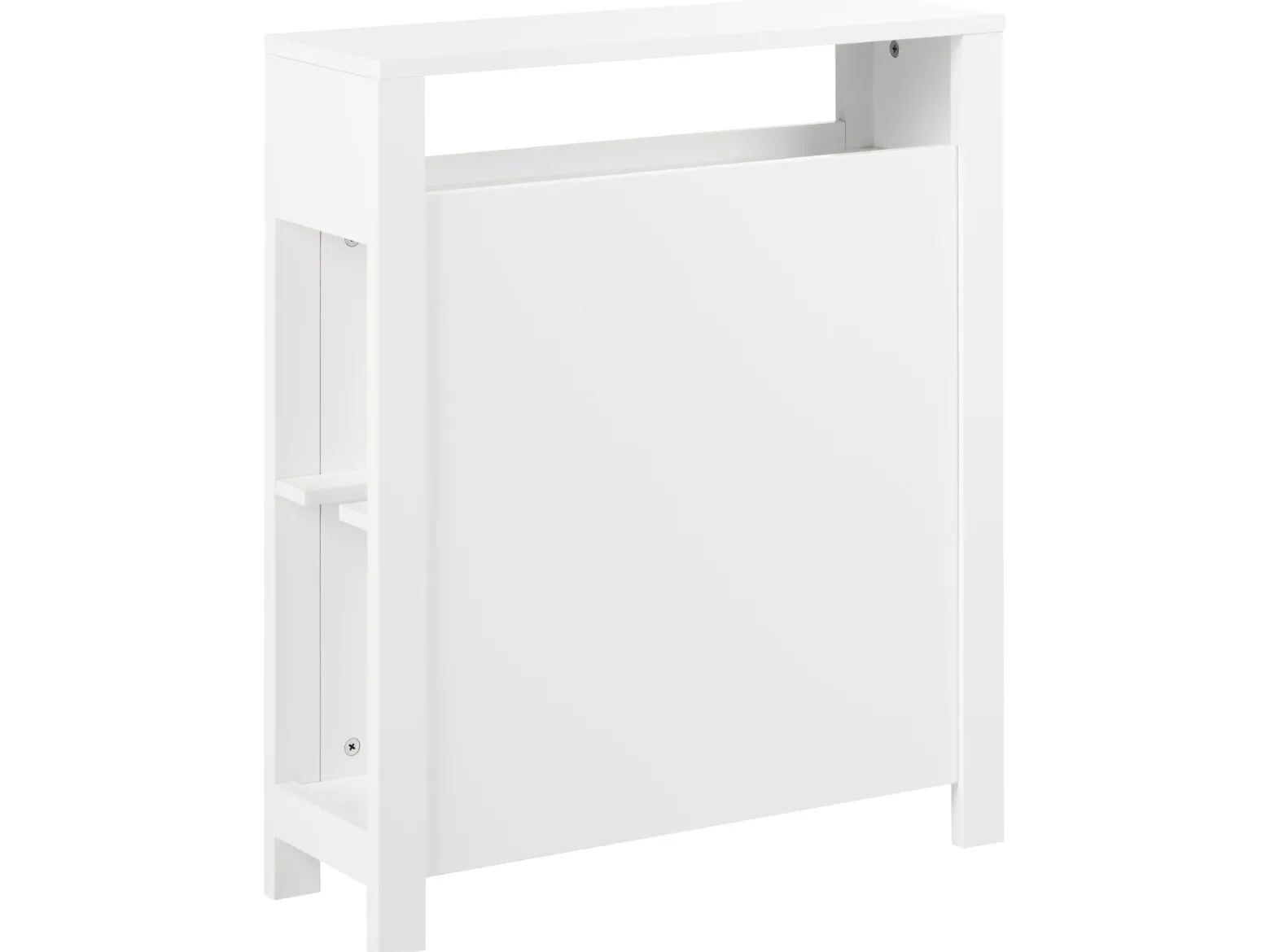 Szafka łazienkowa z koszami 20 x 70 cm MDF biała
