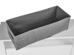 Szafka łazienkowa z koszami 20 x 70 cm MDF biała