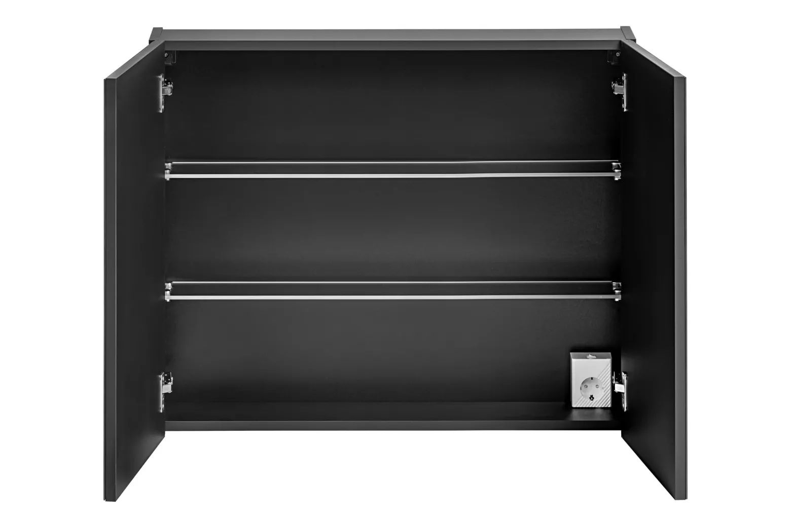 Szafka Łazienkowa z Lustrem 80 cm GNIAZDKO Wewnętrzne