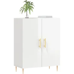 Szafka Biała Połysk 69.5x34x90 cm do Salonu Pokoju Sypialni