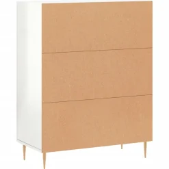 Szafka Biała Połysk 69.5x34x90 cm do Salonu Pokoju Sypialni
