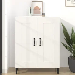 Szafka Biała 69.5x34x90 cm do Salonu Pokoju Sypialni