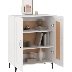 Szafka Biała 69.5x34x90 cm do Salonu Pokoju Sypialni