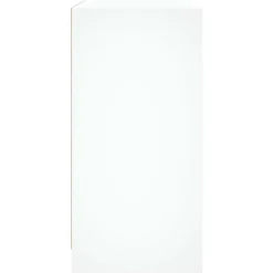 Szafka Biała z Drzwiami Szklanymi 102x37x75.5 cm do Salonu Pokoju