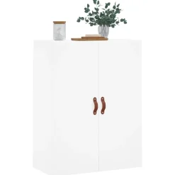 Szafka Biała z Drzwiami 69.5x34x90 cm do Salonu Pokoju Sypialni