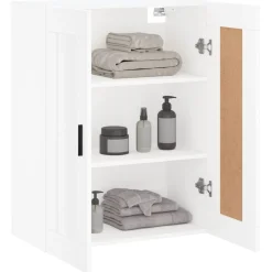 Szafka Biała z Drzwiami 69.5x34x90 cm do Salonu Pokoju Sypialni