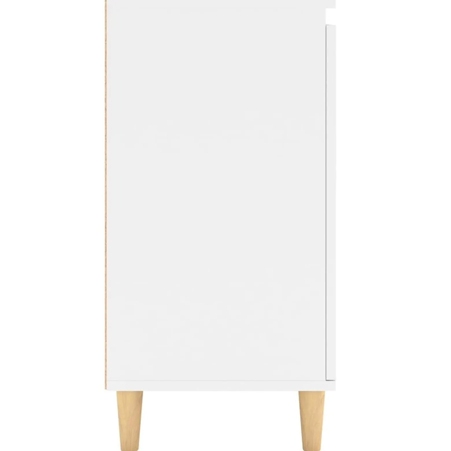 Szafka Biała z Drzwiami 60x35x70 cm do Salonu Pokoju Sypialni