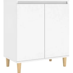 Szafka Biała z Drzwiami 60x35x70 cm do Salonu Pokoju Sypialni