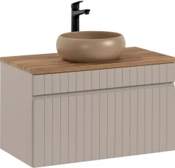 Szafka 80 cm ICONIC CASHMERE z umywalką WIKI MC