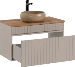 Szafka 80 cm ICONIC CASHMERE z umywalką WIKI MC