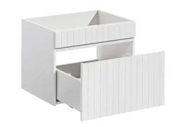 Szafka ICONIC WHITE 82-60-D-1S z umywalką Smile i blatem