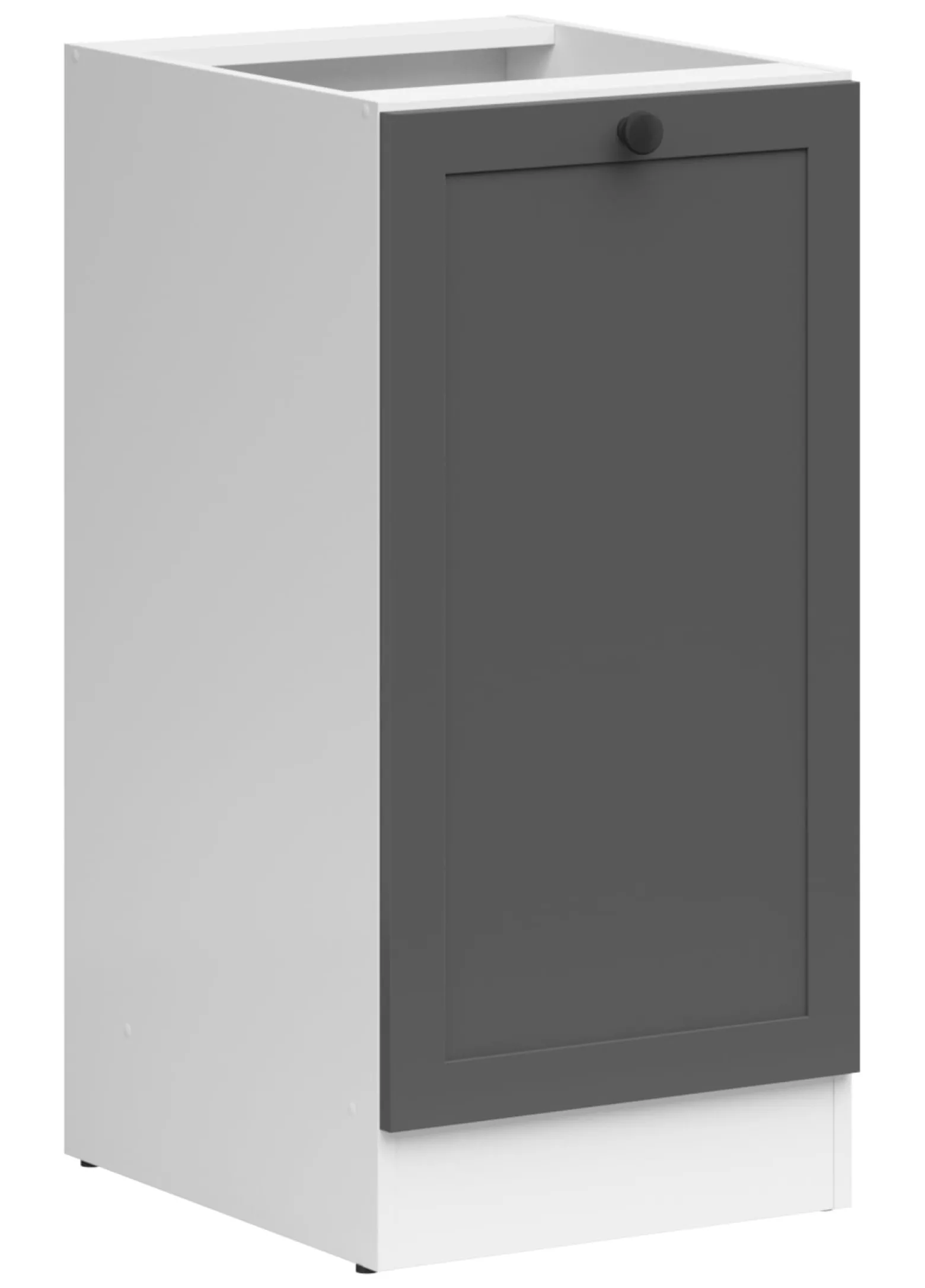 Szafka kuchenna dolna Junona Line 40 cm prawa grafit