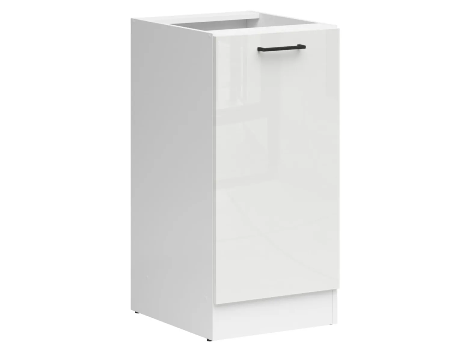 Szafka kuchenna dolna Junona Line 50 cm lewa kredowy połysk