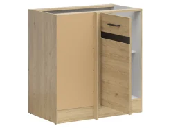 Szafka kuchenna dolna narożna Junona Line lewa dąb bernstein zabudowuje naroże 100x60 cm