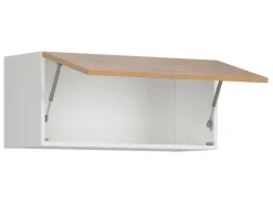 Szafka kuchenna górna Hamper 80 cm uchylna dąb lancelot