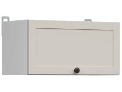 Szafka kuchenna górna Junona Line 60 cm nad okap biały/uni kaszmir