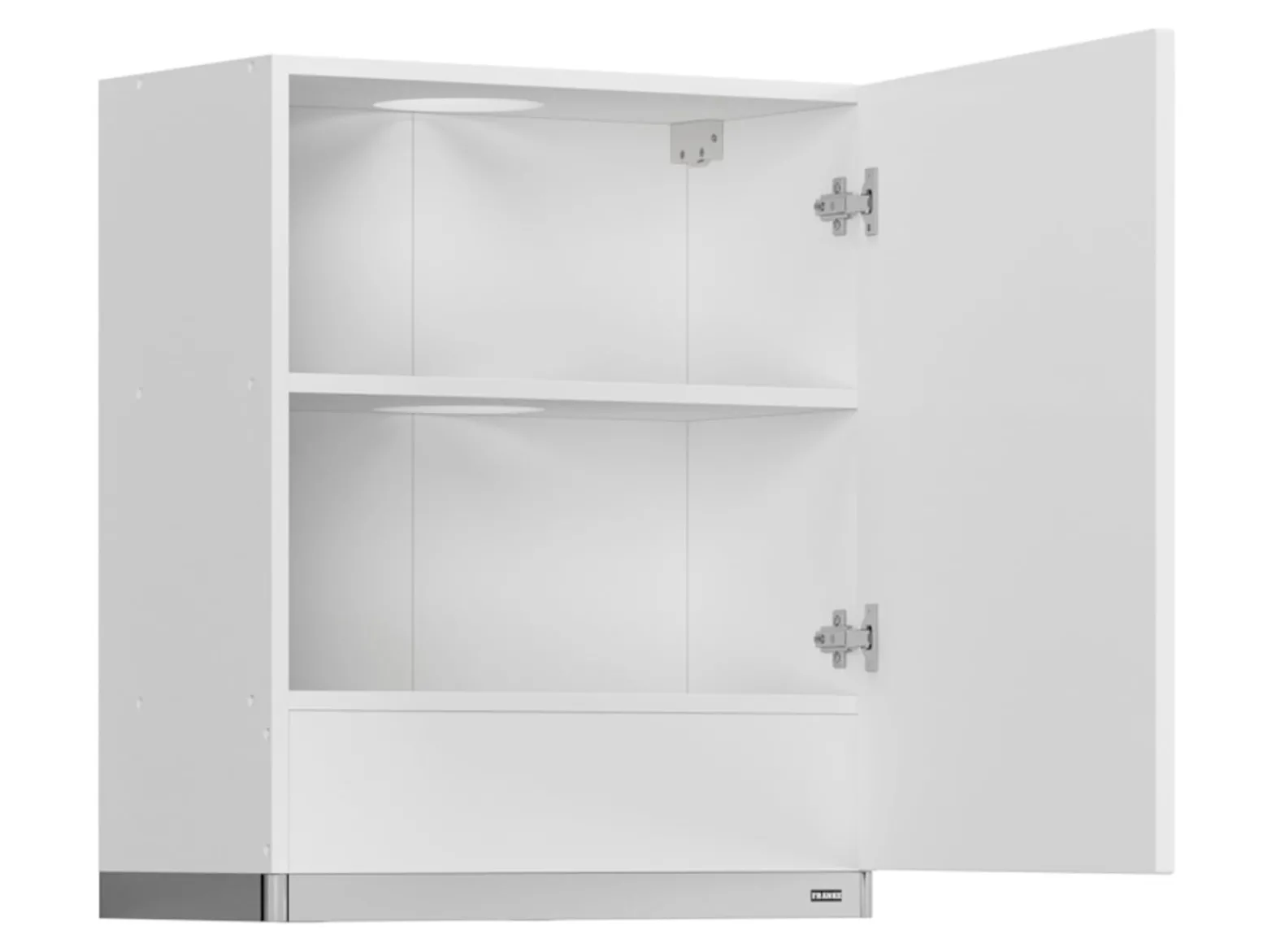 Szafka kuchenna górna Top Line 60 cm z okapem prawa biały połysk