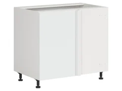 Szafka kuchenna narożna Top Line 2 prawa śnieżny super mat zabudowuje naroże 125x65 cm