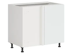 Szafka kuchenna narożna Top Line 2 lewa śnieżny super mat zabudowuje naroże 110x65 cm