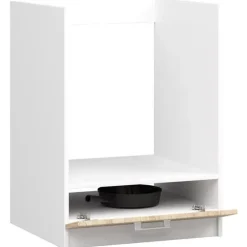 Szafka kuchenna, pod piekarnik, SARA, 60x55x82, biel, sonoma | TYLETEGOTU