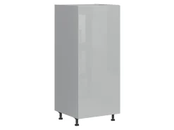 Szafka kuchenna pod zabudowę lodówki Top Line 60 cm prawa szary połysk