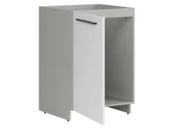 Szafka kuchenna pod zlewozmywak Milino 60 cm L/P biały alpejski