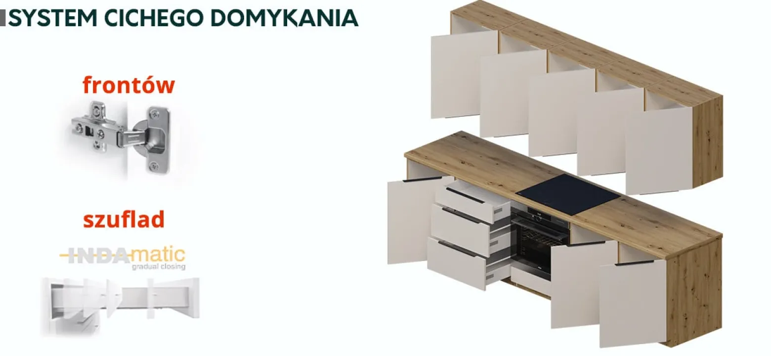 Szafka kuchenna pod zlewozmywak Solea 50 ZL 1F BB