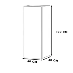 Szafka kuchenna wisząca bella modułowa 40cm szara biały mat