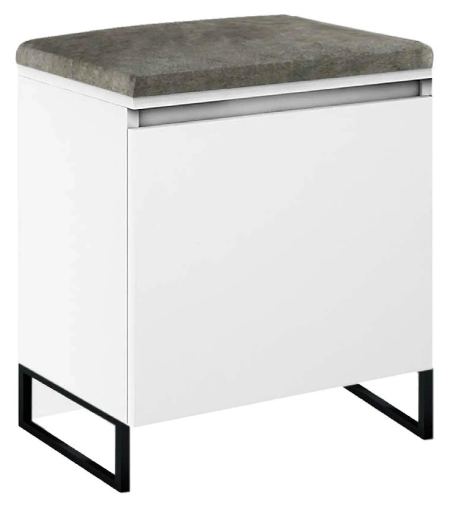 Szafka Megan 1P Biały/Szary 50X37X61 Cm