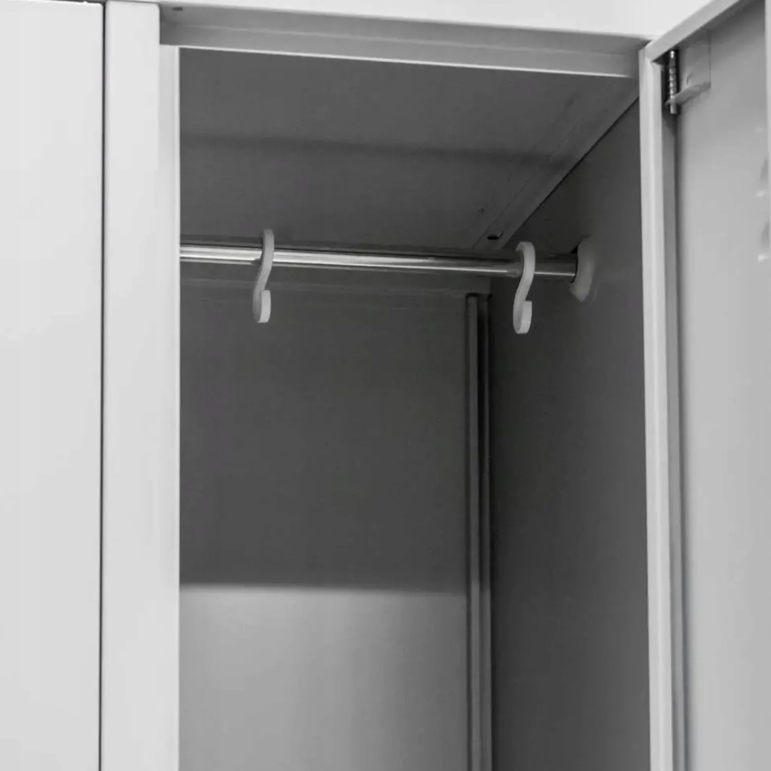 Szafka Metalowa Ubraniowa Socjalna BHP 180x90x50cm Szary Mega-M