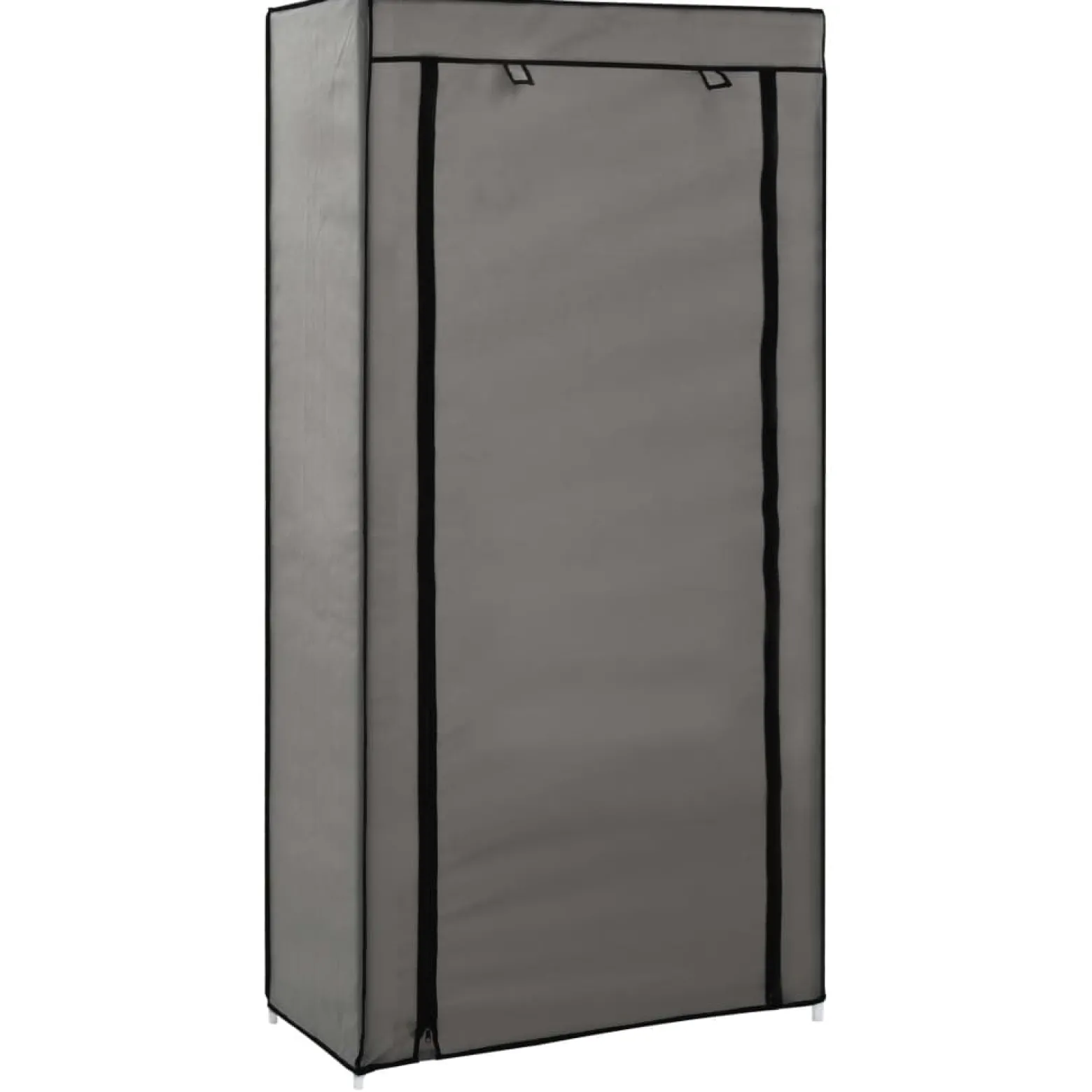 Szafka na buty Szary 58 x 28 x 106 cm Tkanina vidaXL
