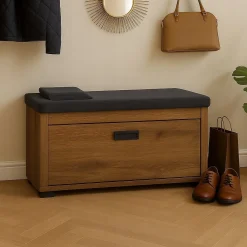 Szafka na buty z siedziskiem 70 cm Dąb Craft Złoty