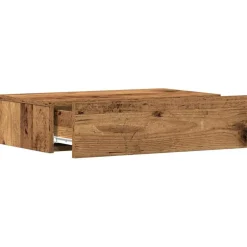 Szafka Nocna Brąz Komoda Stolik Półka Nocna Do Sypialni 60x35 cm