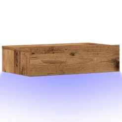 Szafka Nocna Brąz Komoda Stolik Półka Nocna Do Sypialni 60x35 cm