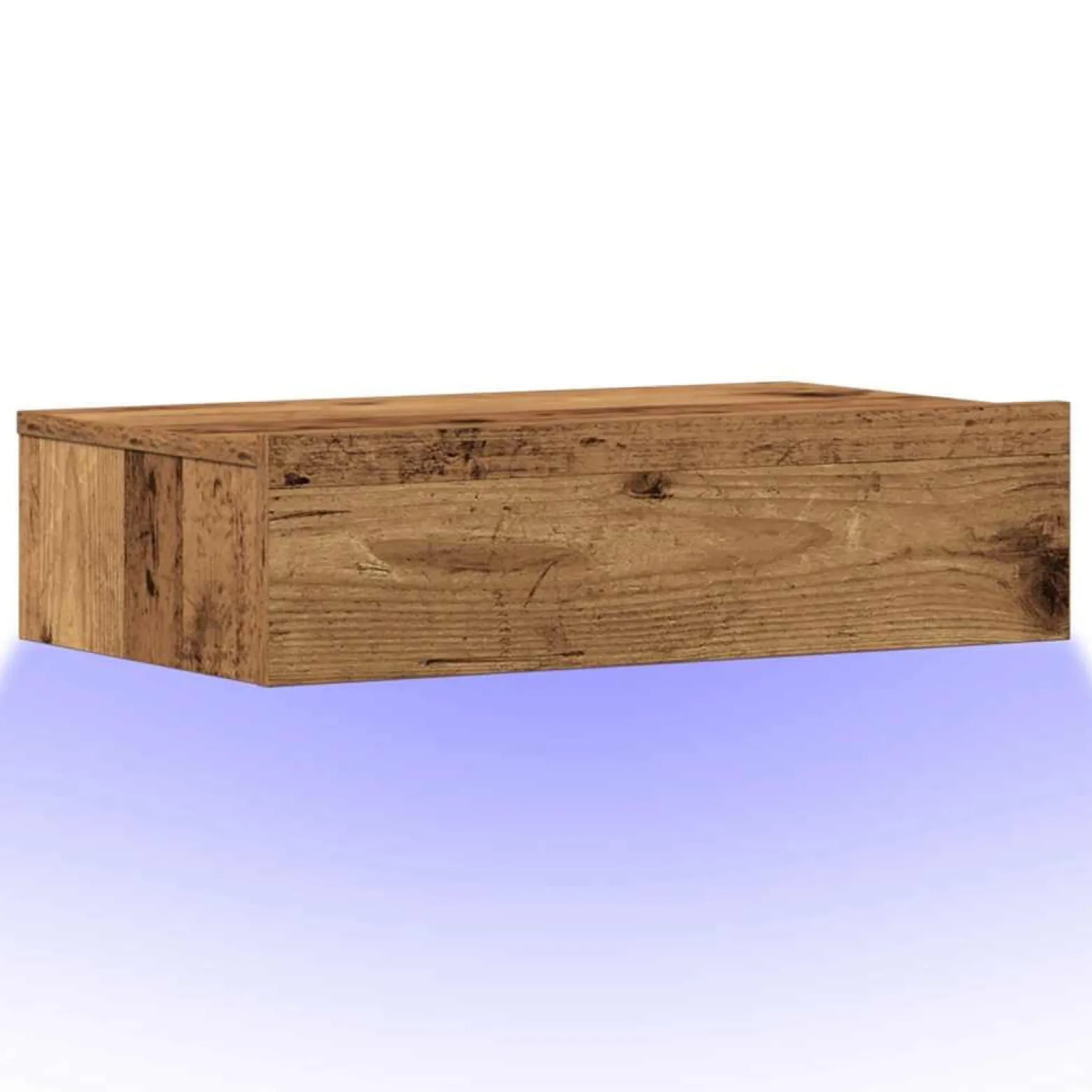 Szafka Nocna Brąz Komoda Stolik Półka Nocna Do Sypialni 60x35 cm