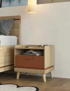 Szafka nocna 50 cm z szufladą SCANDI