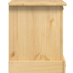Szafka Nocna Drewniana Komoda Stolik Półka Nocna Do Sypialni 53x39x50 cm